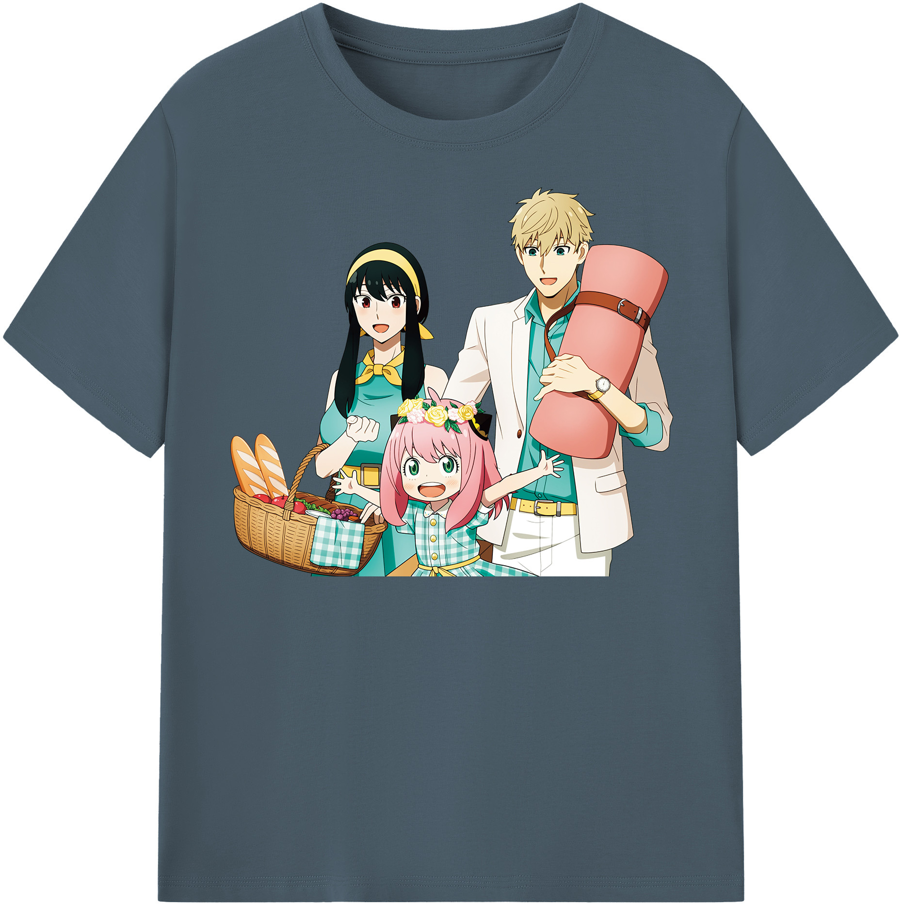 （画像用） SPY×FAMILY间谍家家酒 綿100％半袖Tシャツ（フロントプリント）